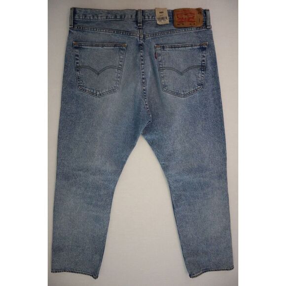 Levi's 501 Men's Sz 36x30 Blue '93 Straight Leg Button Fly Jeans $80 - Picture 2 of 8